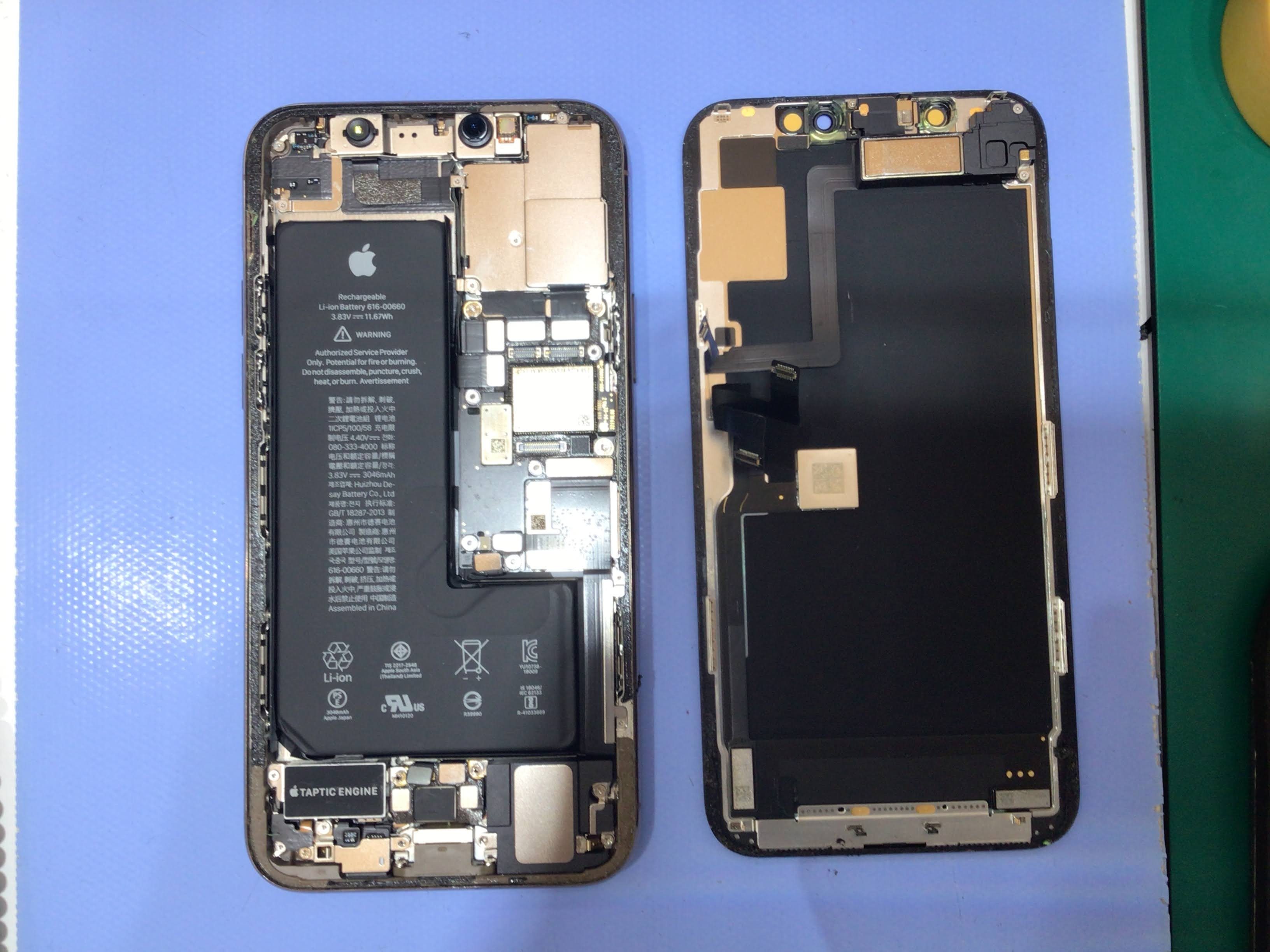 iPhoneXsバッテリー修理　データをそのまま・最短即日修理のスマホ修理工房 聖蹟桜ヶ丘店にご相談下さい！